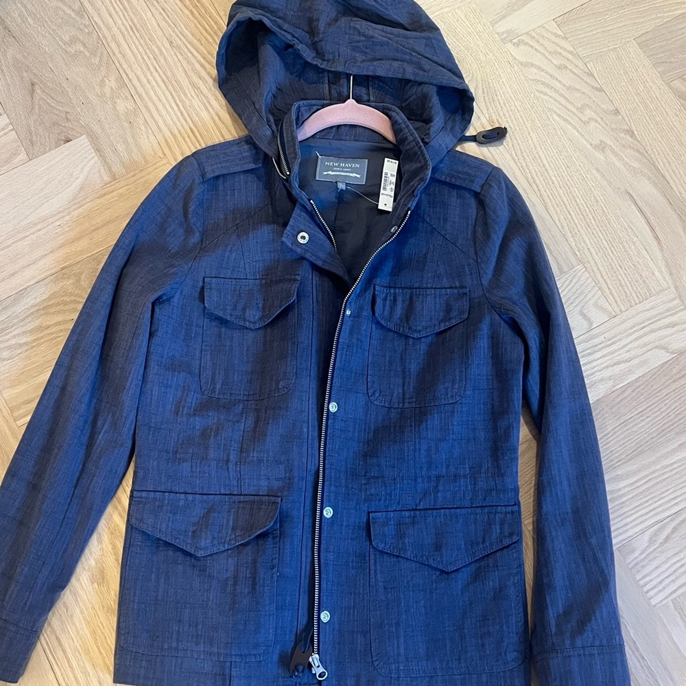 Madewell Women's Charcoal Hooded Jacket